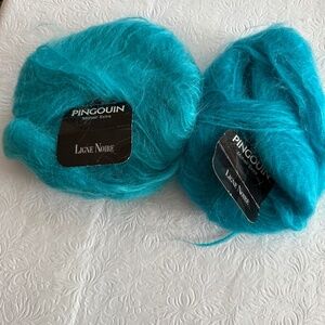Pingouin Mohair Extra 2 skeins of Aqua yarn